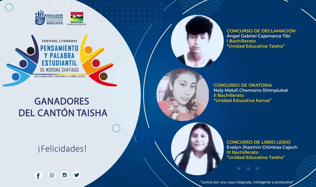 cce_moronastgo's tweet photo. ✅ FESTIVAL LITERARIO || 22 estudiantes de la provincia rumbo al Festival Literario Provincial. Quince establecimientos educativos participaron en las jornadas de selección cantonal, en los géneros: declamación, oratoria y libro leído.

NOTIFICACIÓN DE RESULTADOS⬇️ https://t.co/5yuNT96A6e