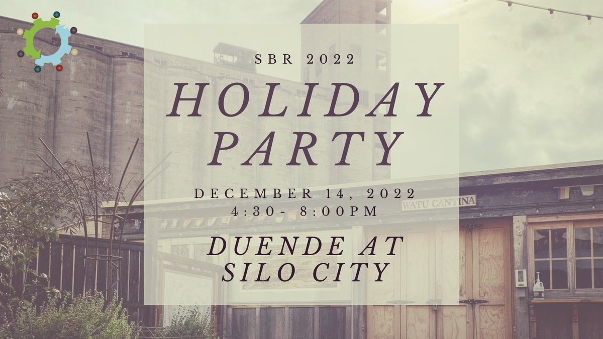 It’s that time to get your tickets to the 2022 SBR Holiday Party! Free to all members, and just $15 to non-members, making for a festive opportunity to network. Get your tickets today!

lnkd.in/gyDb2knH