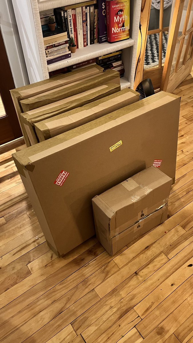 popcatsssss's tweet photo. TAKE A LOOK at ALL the #PHYSICAL paintings going out to #PopArtCats holders today!

EVERY other week we select 2⃣ random holders to each have one of their #PAC #NFTs painted LIVE by our founder @mattchessco then he sends the paintings to the winners! ALL at NO COST to the holder! https://t.co/gXztA3rZFb