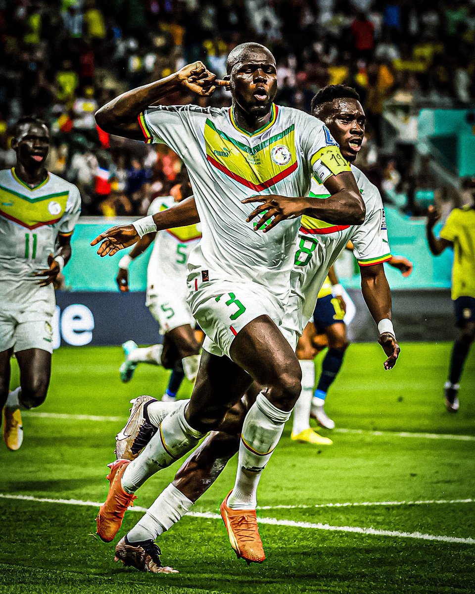 PanAfricaFooty's tweet photo. 🚨 OFFICIAL: SENEGAL QUALIFIES FOR THE ROUND OF 16 OF THE 2022 FIFA WORLD CUP! 🇸🇳😍
THE TERANGA LIONS ARE ROARING LOUD 🦁
#Senegal #SENECU #Qatar2022 #QatarWorldCup2022 #FIFAWorldCupQatar2022 #FIFAWorldCup #WorldCup #WorldCup2022 #Sen #TeamSenegal #Africa https://t.co/VJhydWKBpW