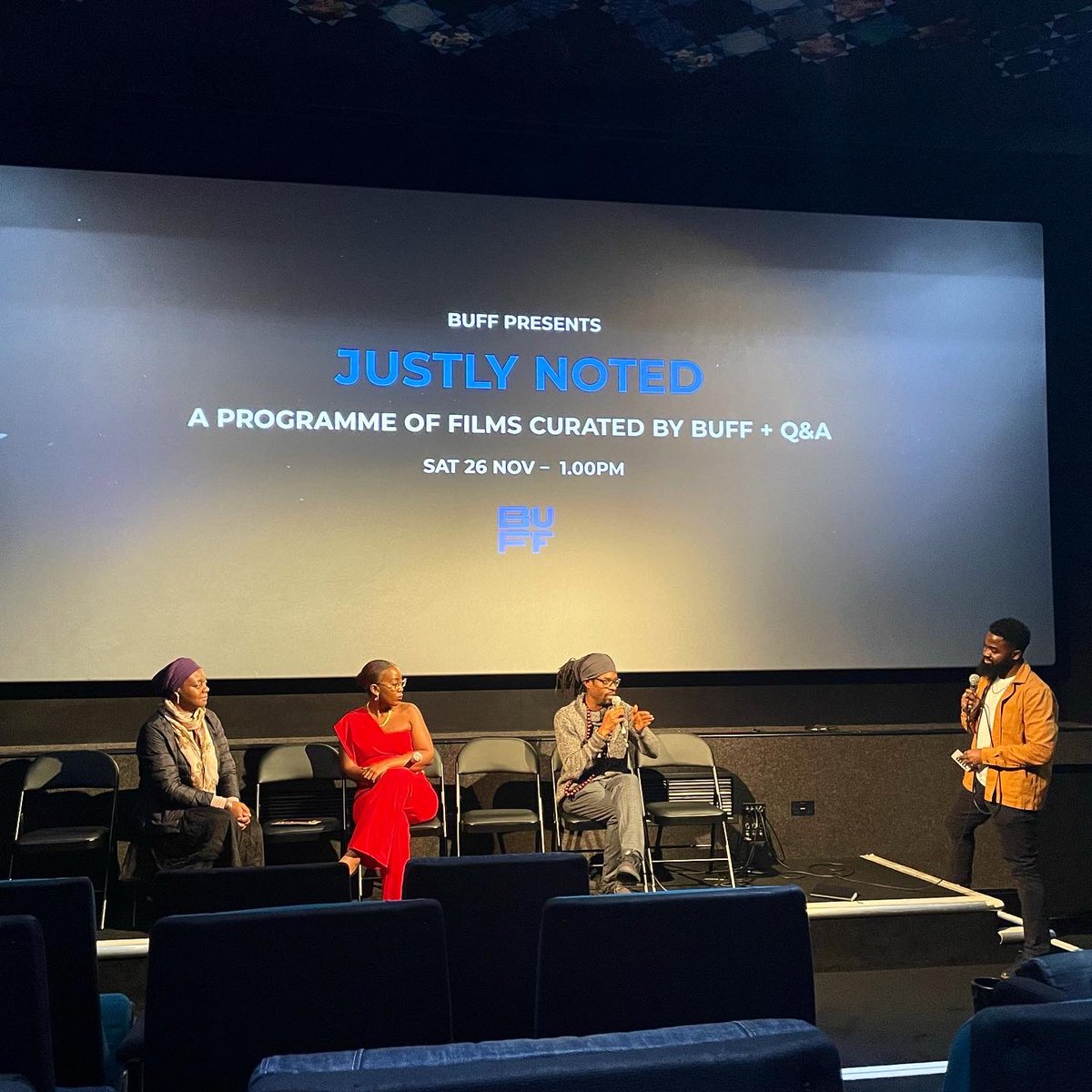 TheMDCollective's tweet photo. Over the weekend we had the pleasure of attending @BUFilmFestival to watch โ๐ฟ๐ค๐ฃโ๐ฉ ๐๐ก๐๐ฎ ๐ฌ๐๐ฉ๐ ๐(๐๐ฃ)๐๐ซ๐๐จโ on the big screen ๐๐พ๐๐ผ๐๐ป
Thank you again for the selection #BUFF2022 & best of luck with the rest of the festivalโผ๏ธ
#MDC #MDCFilms #dancefilm #hiphophooray https://t.co/Wa0B6Xyt0S