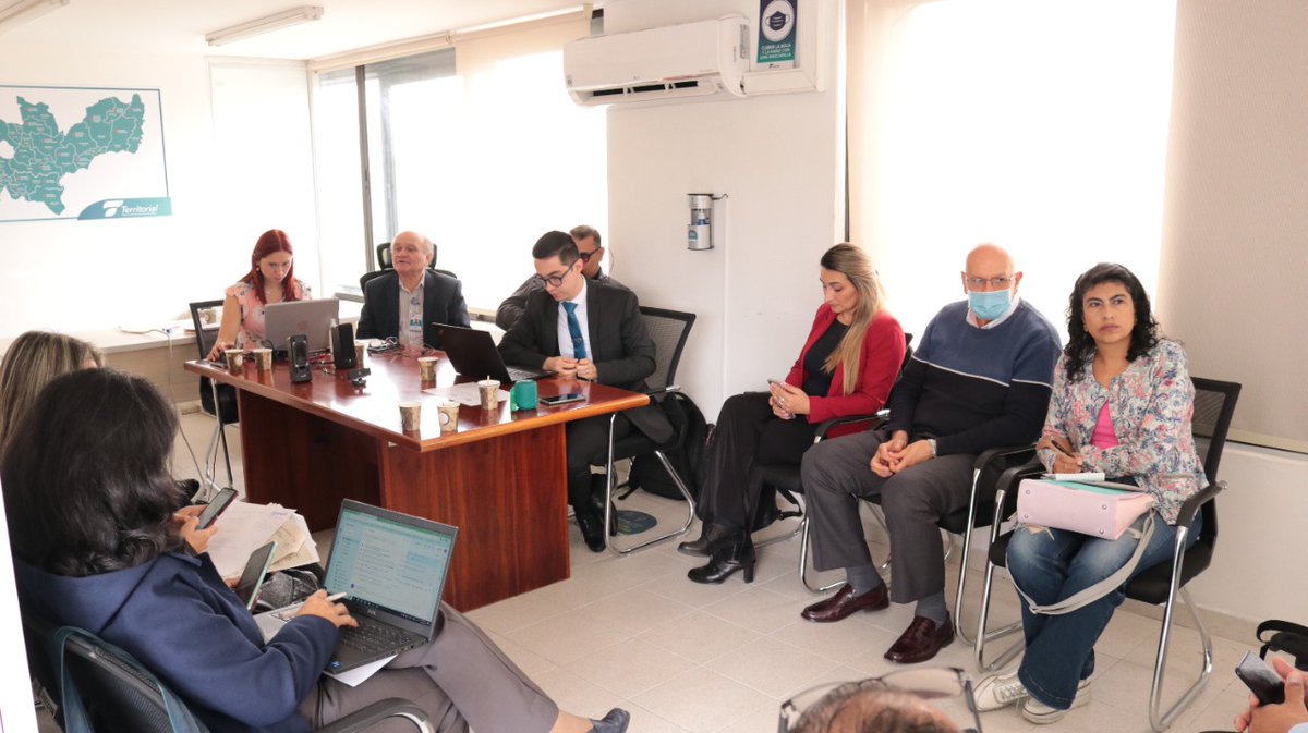 #AEstaHora nos reunimos con Procuraduria Provincial, EPS Salud Total, NEPS y Asmetsalud con el propósito de  establecer compromisos de pago con la ESE San Marcos del municipio de Chinchiná.