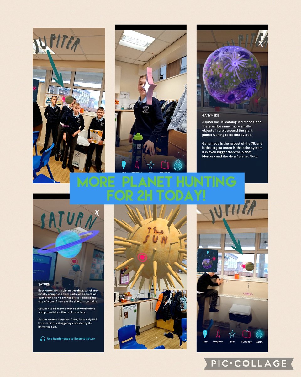 Today we went planet hunting, learning about the planets'surfaces and their shapes. #MakeADifference #ScienceOLOL
@ololprimary_HT @_MrsToddOLOL 
#ourplaceinspace