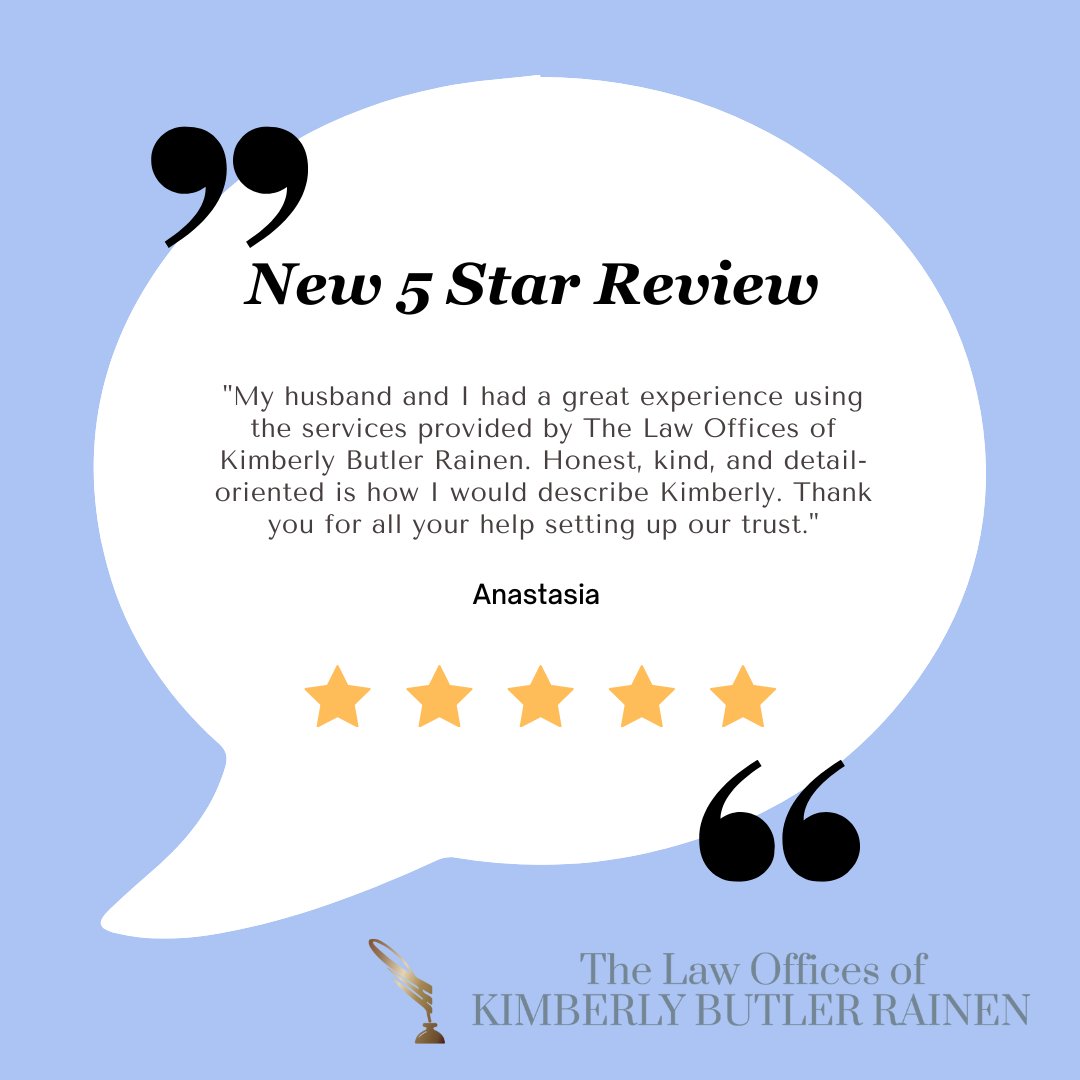 KBRainen's tweet photo. It's #TestimonialTuesday!

Thank you Anastasia for the ⭐️⭐️⭐️⭐️⭐️ Review! https://t.co/KSVyBCX1ET