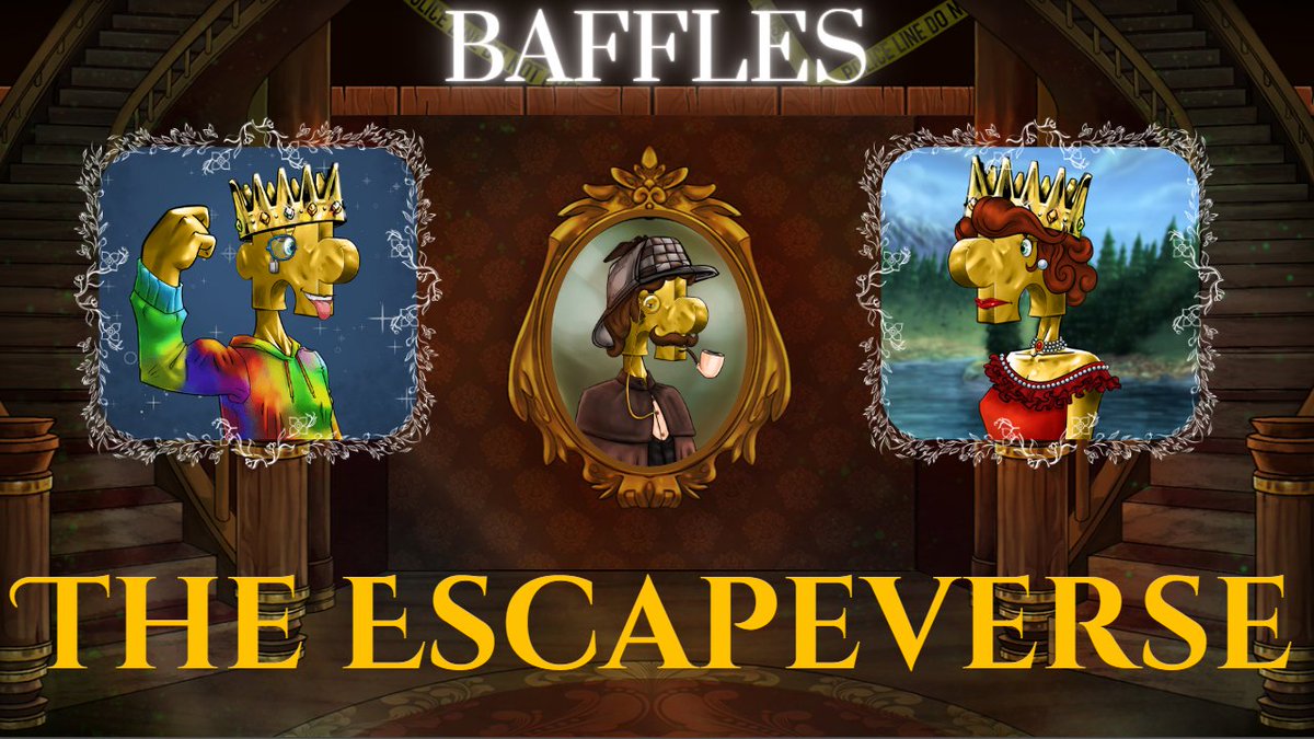 Baffles78's tweet photo. Going live @ 1pm EST with @TheEscapeVerse and founder Kristine Atri.

#Blockchain and #puzzles 🧩; a perfect combination. #NFTs that evolve and reward holders.

See you there 👇
https://t.co/YkDlqE1TyF https://t.co/bNZEf4F0Z4