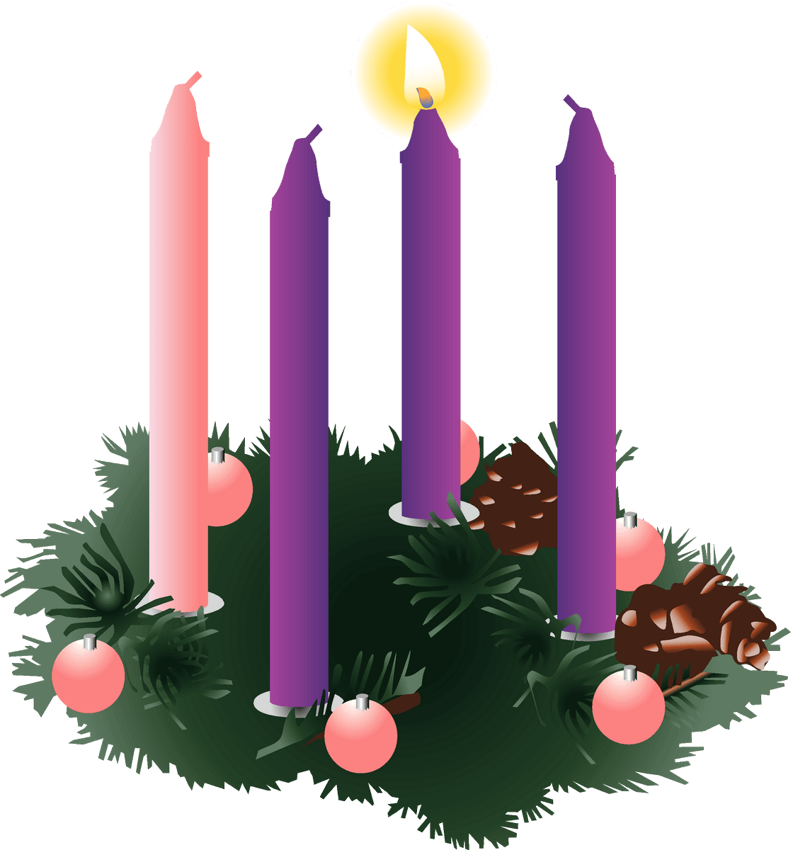 #Advent marks the start of a season of preparation in anticipation of Christmas.  This season hope and expectation as the first candle of the Advent wreath is lit.