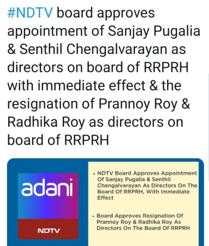 #NDTV #NewAppointment #MediaInsight #ADANI