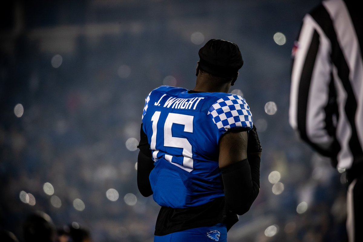 JayyDubb15's tweet photo. Thank you Big Blue Nation for all the love and support through the good and the bad times here at UK💙💙 #15Out https://t.co/yfapGPPeYU