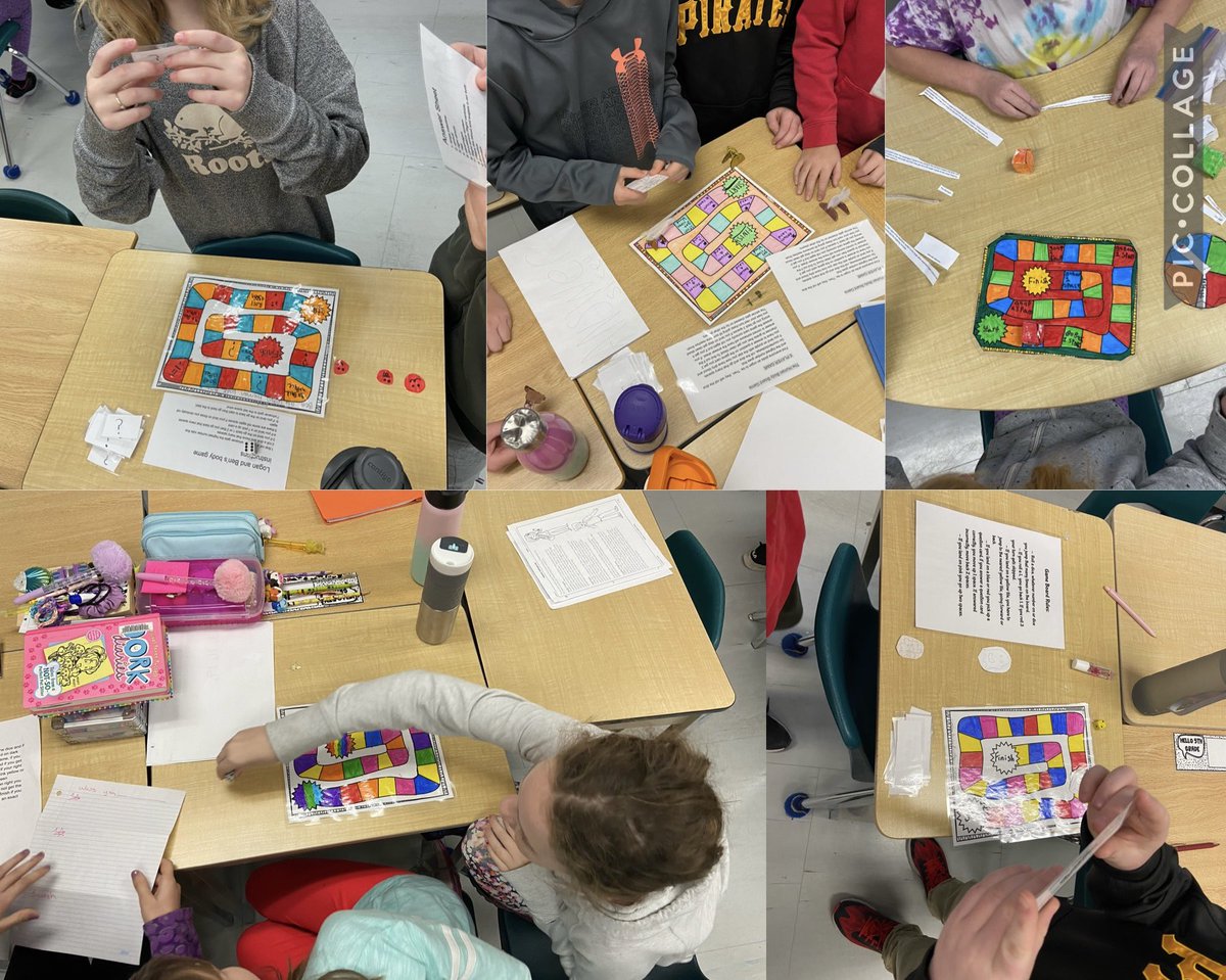 The Grade 5s created their own Human Body Game boards! We got to play each others today!! #gamesday <a href="/Davenport_PS/">Davenport Public School</a>