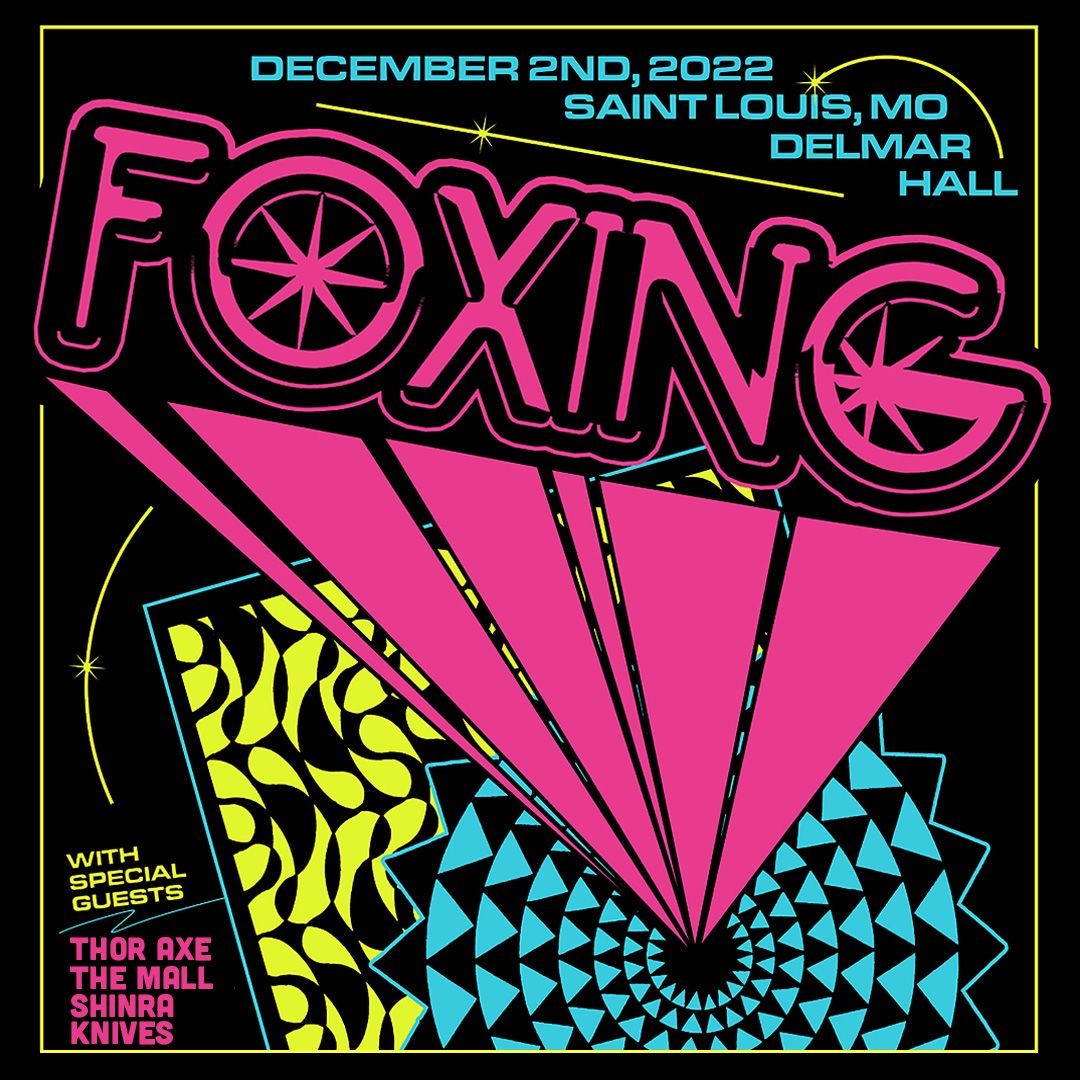 vintagevinylSTL's tweet image. This Friday! St. Louis' own @Foxing comes back to @DelmarHallstl! Retweet for the chance to win a pair of tickets to the show!
