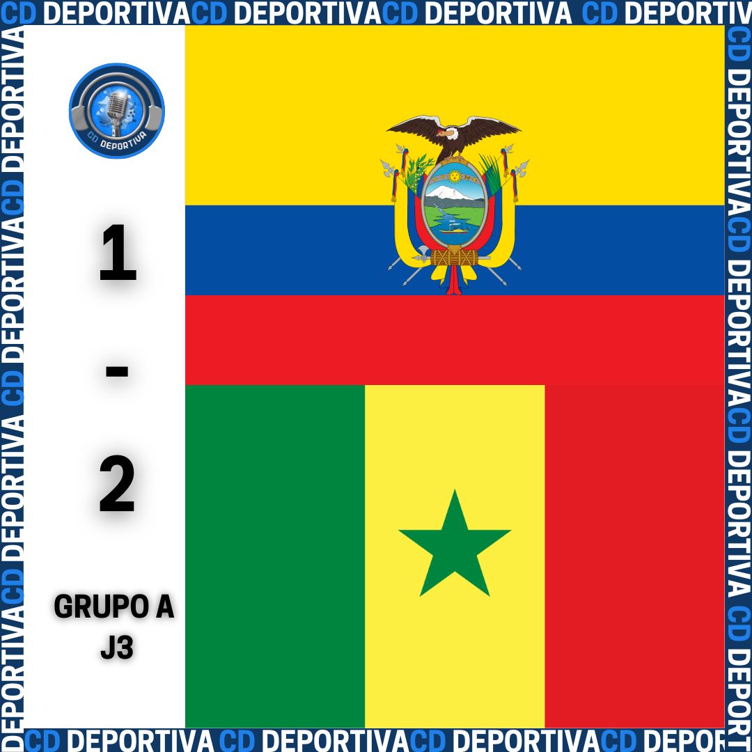 CdDeportiva's tweet photo. ¡𝗘𝗺𝗽𝗶𝗲𝘇𝗮 𝗹𝗼 𝗯𝘂𝗲𝗻𝗼! 😼

Países Bajos avanza como 1ero y en 2do se coloca Senegal 👏

Bye bye para Ecuador que se rifó pero no le alcanzó, lo bueno que Qatar no viaja 👍

#ElMundialPorCDDeportiva
#Qatar2022 https://t.co/kBmirYirpG
