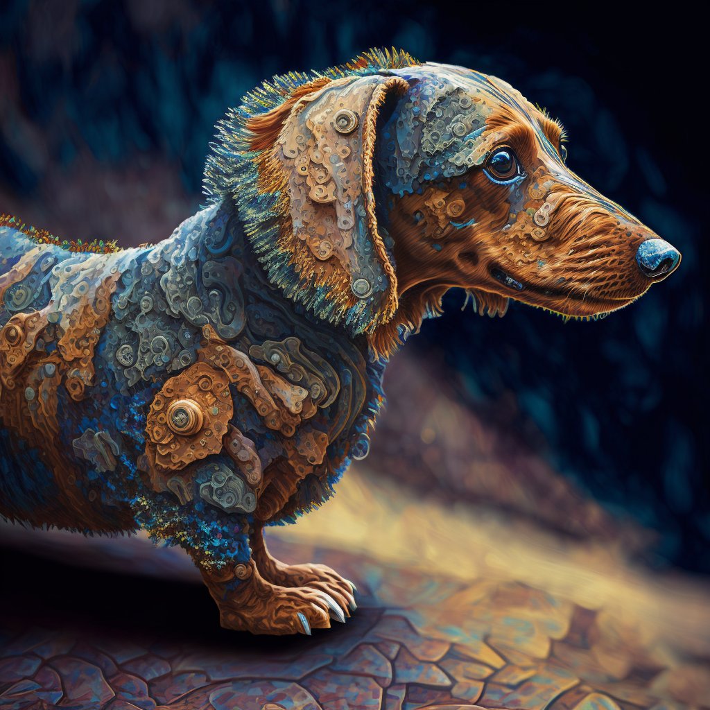 daichshunds's tweet photo. Flash Cyber Week Sale!
Mandelbulb Dachshunds no 13, 14, 15
#Mandelbulb #WordofPower #Midjourney #generativeart #aiart https://t.co/HLcD41Xwo8