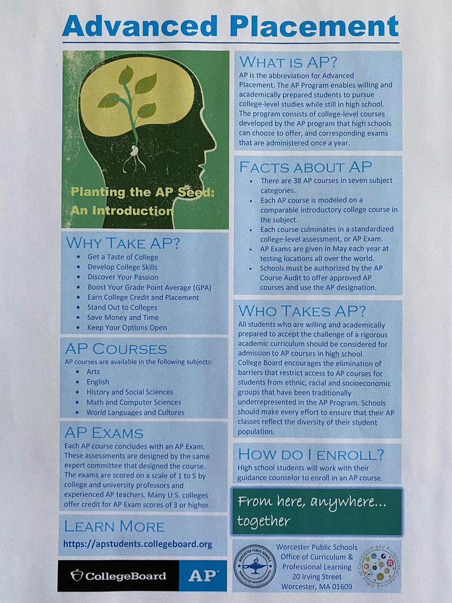 OCSI (@ocsiwps) on Twitter photo It’s <a href="/worcesterpublic/">Worcester Public Schools</a> AP Awareness Day! We are sharing an overview of the <a href="/CollegeBoard/">College Board</a> Advanced Placement program with our grade 6,7,&8 students hoping to make them aware and curious about courses they can take in high school. It’s <a href="/worcesterpublic/">Worcester Public Schools</a> AP Awareness Day! We are sharing an overview of the <a href="/CollegeBoard/">College Board</a> Advanced Placement program with our grade 6,7,&8 students hoping to make them aware and curious about courses they can take in high school.