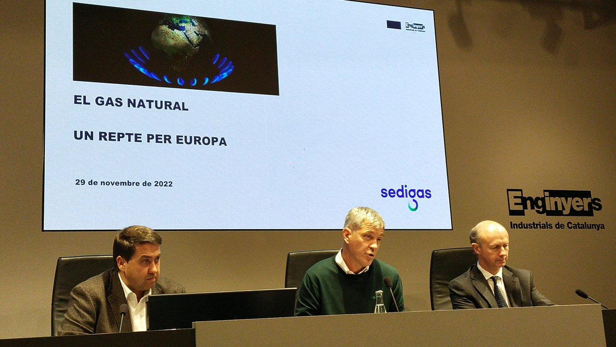 #TransicióEnergética
Avui al <a href="/coeic/">EnginyersIndustrials</a> escoltem l'Andrea Stengher, vp de <a href="/IGU_News/">International Gas Union</a> parlant del futur del gas a Europa.
<a href="/sedigas/">Sedigas</a> 
#gasesrenovables
#hidrogen
#biogas
#biometa