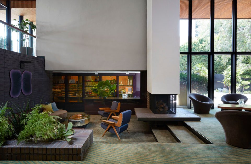 Studio Shamshiri renovates the Smalley House by A. Quincy Jones