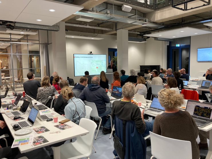 TheMissingMaps's tweet photo. π Missing Maps member @MSF organized several #mapathons that brought together volunteers from around the world during Geography Awareness Week. Here are some pictures from Luxembourg, Czechia and the Netherlands!
#osmgeoweek2022 #WithoutBorders2022 https://t.co/yJ9nfaZuhV