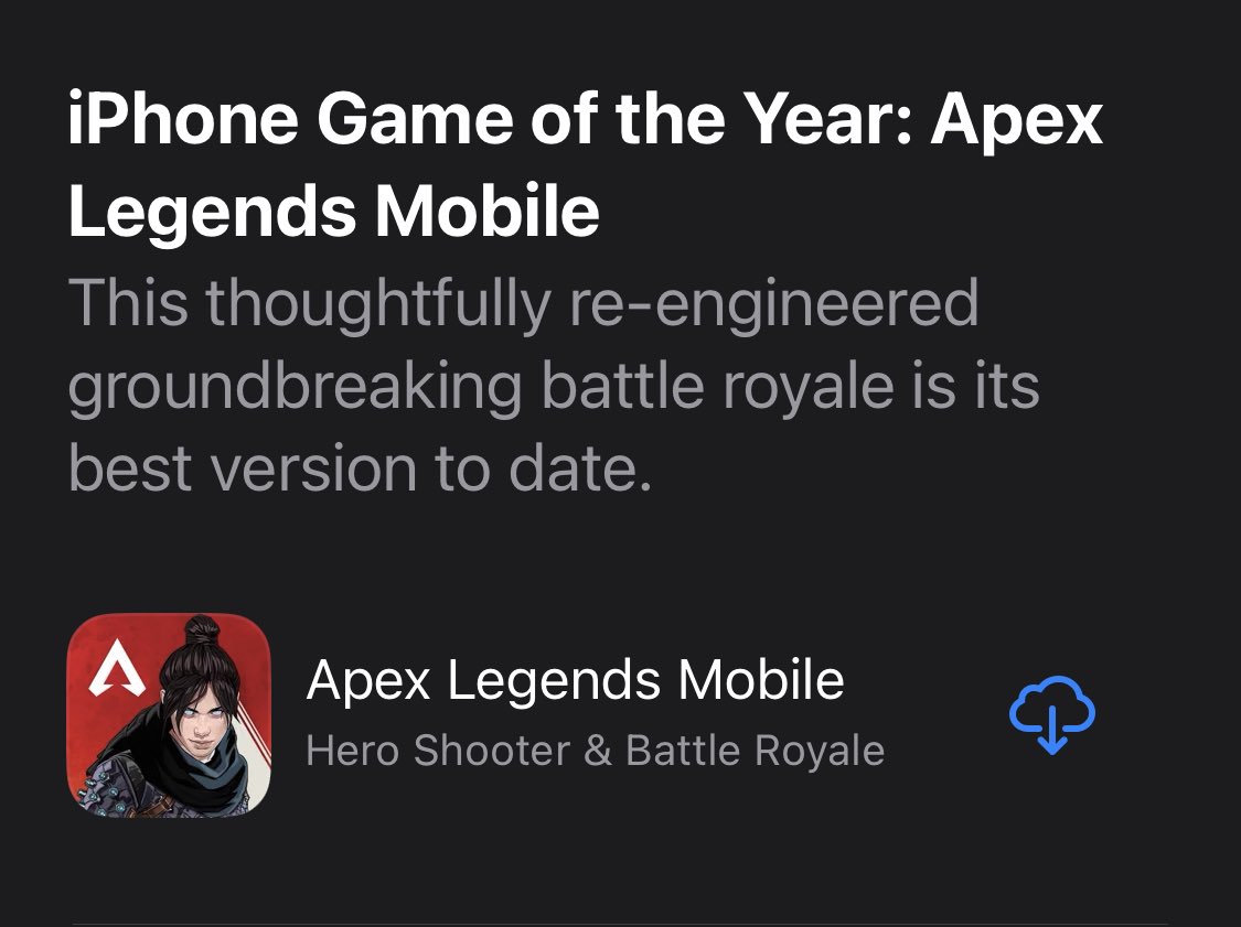 Apex Legends Mobile (for iOS) Preview