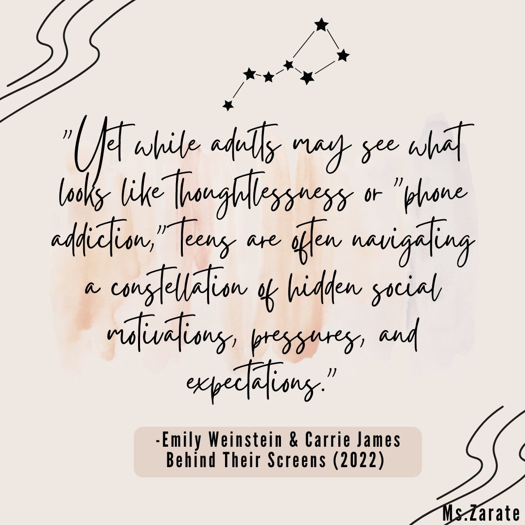 YZfall24's tweet photo. A "phone addiction" is more than just a statement; it's a whole digital dilemma. @em_weinstein @carrie_james
 #inspire #csumbls350 #parents #teenagers https://t.co/teacPrw63I