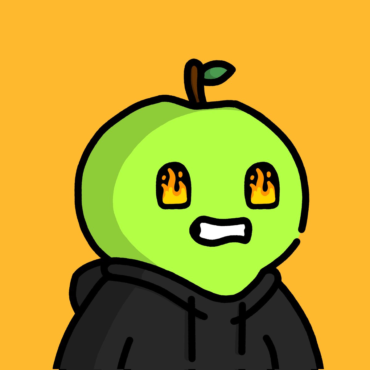 CtrlOnSupply's tweet photo. Yum! Just bought this awesome NFT from @frootsnft 🍏🔥 #Solana https://t.co/zqtE402R1v