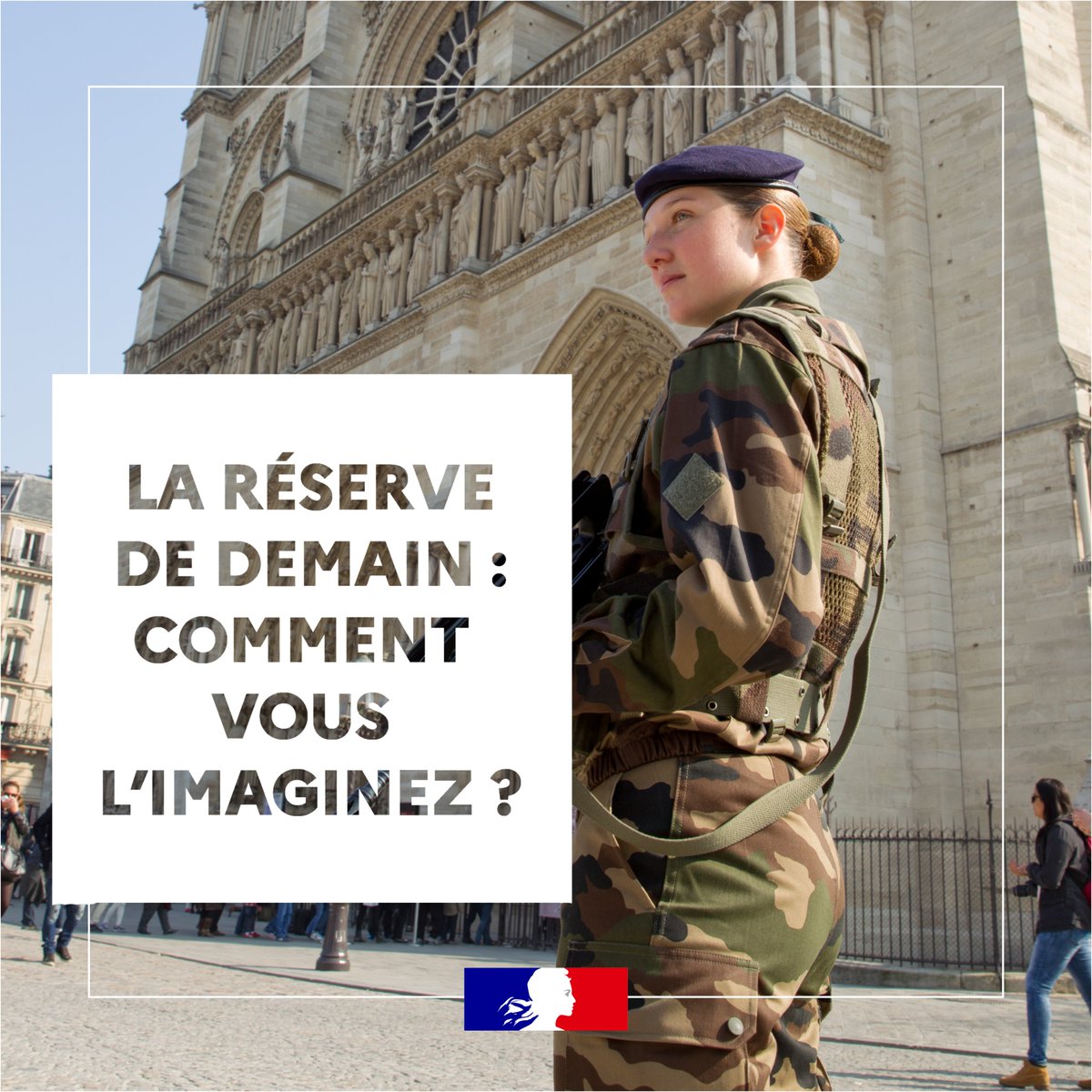 Armees_Gouv's tweet photo. #Objectif100K 📣 Dans le cadre du groupe de travail sur l'avenir de la réserve militaire, le ministre des Armées @SebLecornu, lance un appel à contributions pour nourrir la réflexion et bâtir la réserve de demain.
#NotreDéfense https://t.co/ZflDlhi9t1