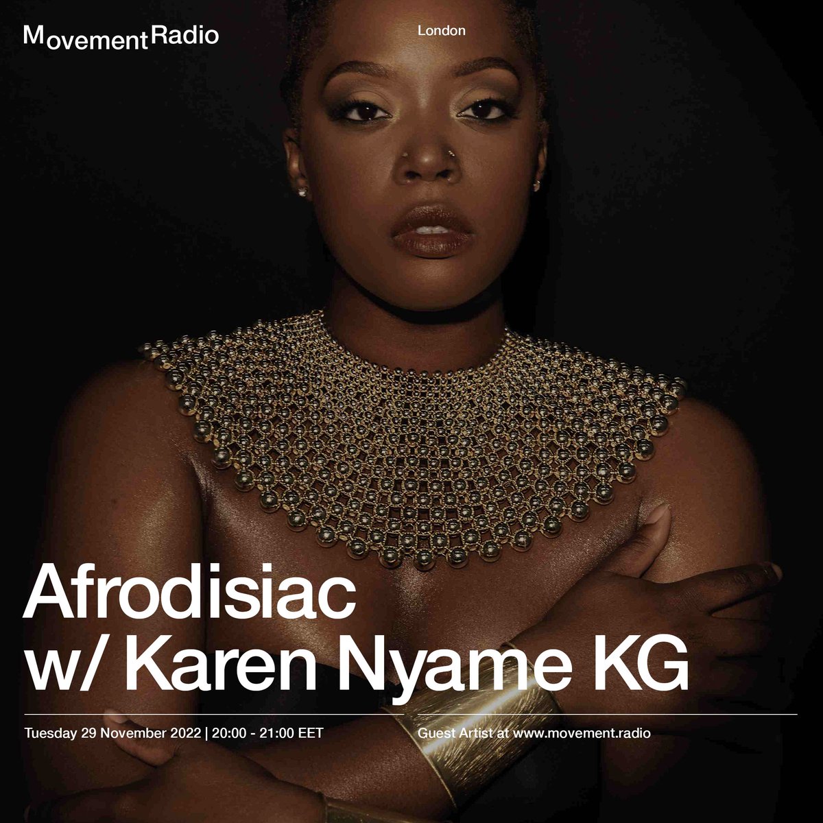 👑KG👑The Rhythm Goddess✨ (@karennyamekg) on Twitter photo 🇬🇷 🇬🇷 🇬🇷 🇬🇷
🔮Some moods for you to get lost in🎇 Debuting @movement_athens with my guest show😍🌙 1hr full of big body log drums 🥁 🪘 & soulful rollers 🌃
🎶 feat. <a href="/ikonika/">ikonika Details OUT NOW</a> , <a href="/djmaestromusic/">Maestro Music</a> , <a href="/JulsOnIt/">Juls baby</a> , <a href="/SSensounds/">SSensational Sounds</a> , <a href="/DJPOLOUK/">DJ Polo</a> & <a href="/LRGROOVE/">Groove</a> + many more🎵 🇬🇷 🇬🇷 🇬🇷 🇬🇷
🔮Some moods for you to get lost in🎇 Debuting @movement_athens with my guest show😍🌙 1hr full of big body log drums 🥁 🪘 & soulful rollers 🌃
🎶 feat. <a href="/ikonika/">ikonika Details OUT NOW</a> , <a href="/djmaestromusic/">Maestro Music</a> , <a href="/JulsOnIt/">Juls baby</a> , <a href="/SSensounds/">SSensational Sounds</a> , <a href="/DJPOLOUK/">DJ Polo</a> & <a href="/LRGROOVE/">Groove</a> + many more🎵