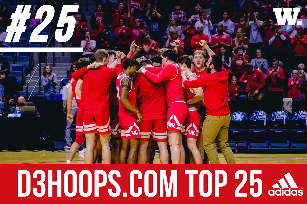 No. 25 in the nation in the first <a href="/d3hoops/">D3hoops/Patrick Coleman</a> top 25 of the regular season.

#Unrivaled | #WAF ⚪️🏀🔴