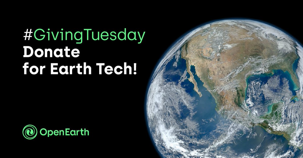 Today is #GivingTuesday and we need your help to fight #ClimateChange. We're building the tools global leaders need to track emissions - because you can't fix what you can't measure. Please Donate for #EarthTech and help give the planet a fighting chance.
openearth.org/donations