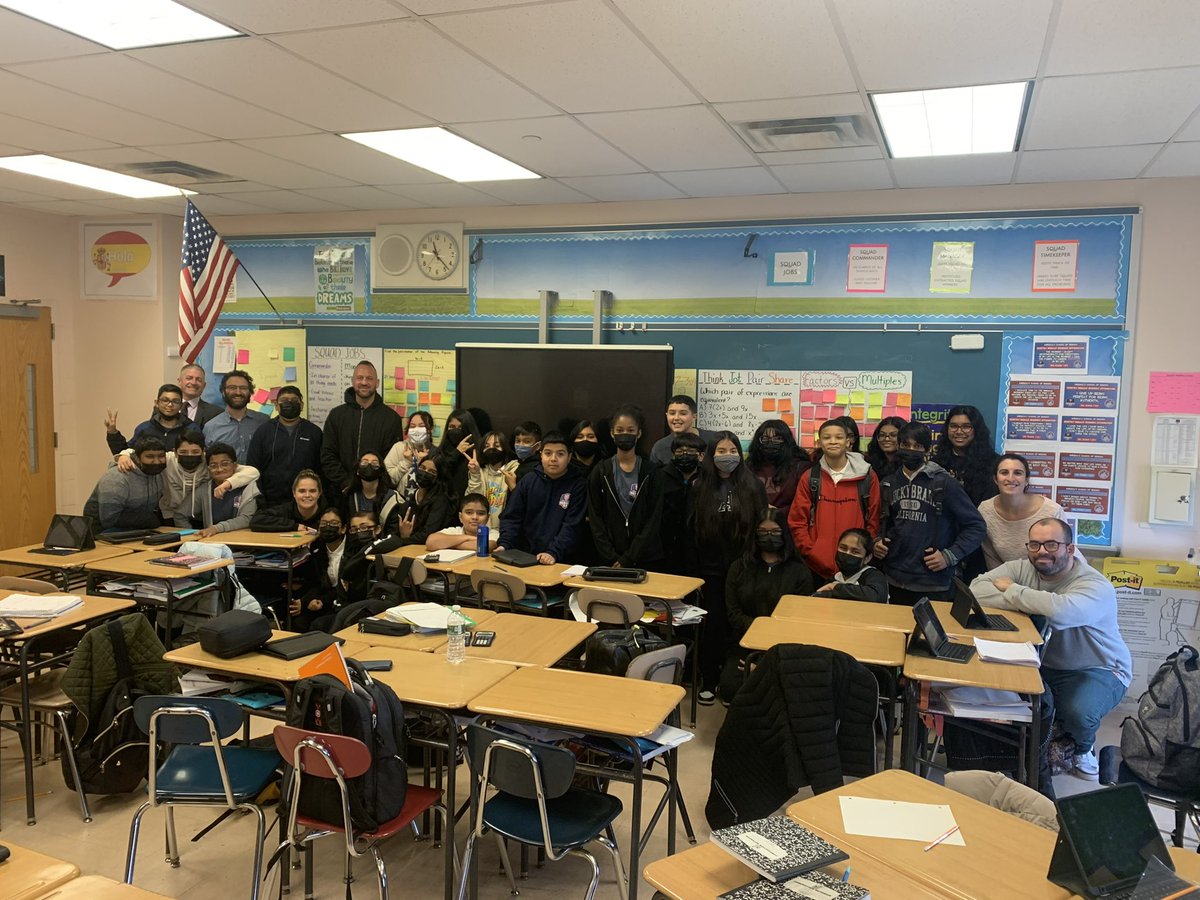 Big thank you to <a href="/MarkOconnellTBS/">Mark O'Connell</a> for coming to <a href="/MS137Heroes/">MS137Q Heroes</a> to speak with our students today. Many great life lessons and experiences learned <a href="/capt346/">Michael Troy</a> <a href="/Principal_Trin/">Pamela Trincado</a> <a href="/CReillyDerasmo/">Christina Reilly-Derasmo</a> <a href="/TBSOfficial/">Taking Back Sunday</a> #heroes #Careers