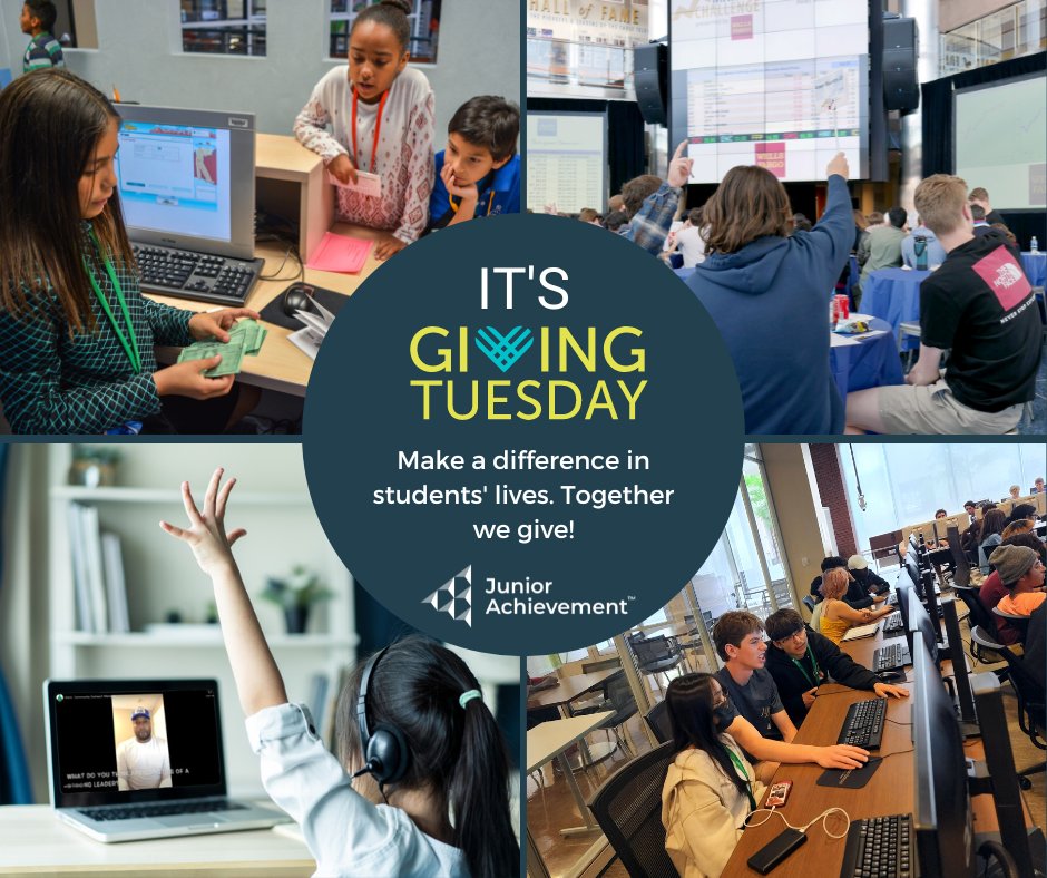 Today is the day! It's #GivingTuesday! Make a difference in students' lives and give. elpaso.ja.org/donate/index