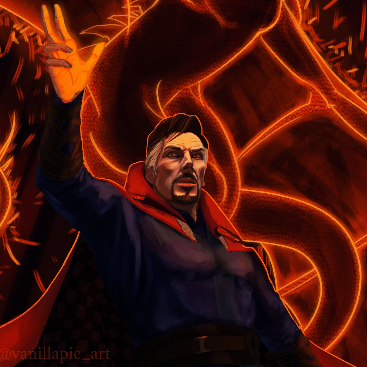 vanillapie_art's tweet photo. а что а пусть кастует дракона чо ему

#DoctorStrange #Smaug https://t.co/Q9ESVX24Nc