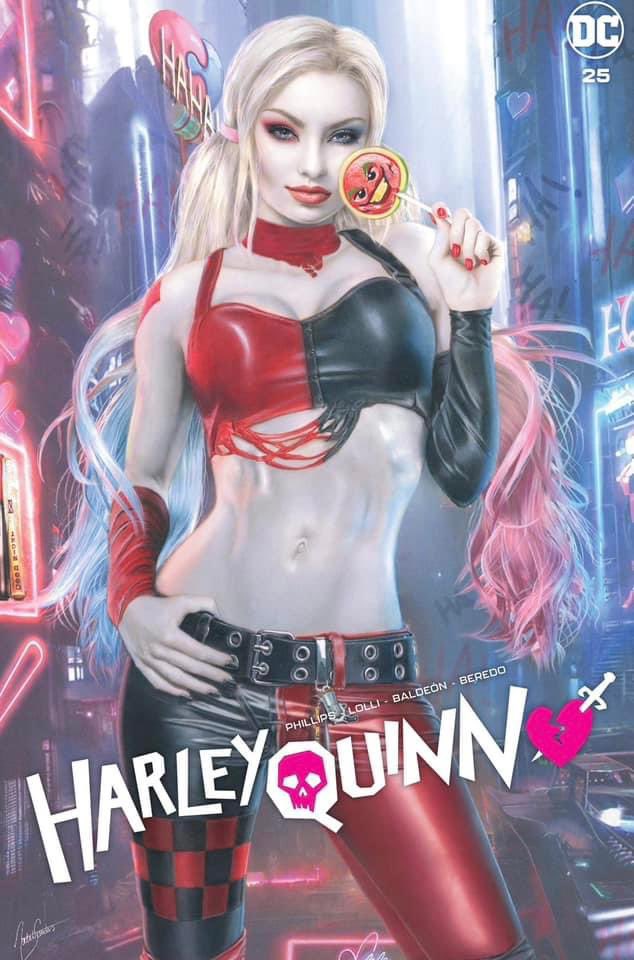 QuinnOfDiamondz's tweet photo. Harley Quinn #25 by Natali Sanders https://t.co/HphbUAHbkU