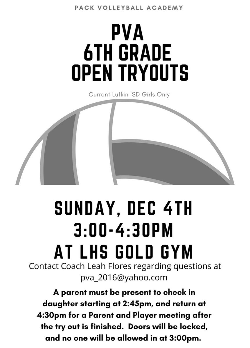 pvalufkin's tweet photo. @VolleyballLHS @Lufkin_Sports https://t.co/Pi88vwwgnO