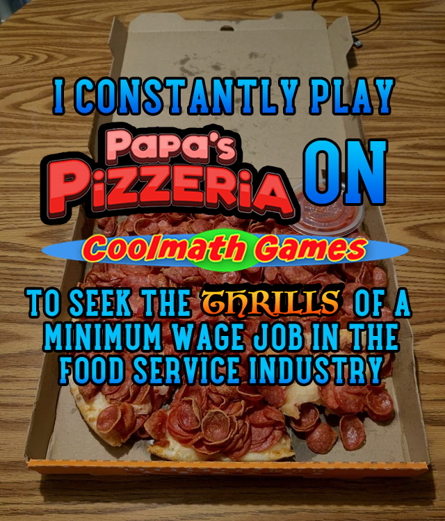 Papa's pizzeria  Papa's pizzeria game, Papa, Fun math games