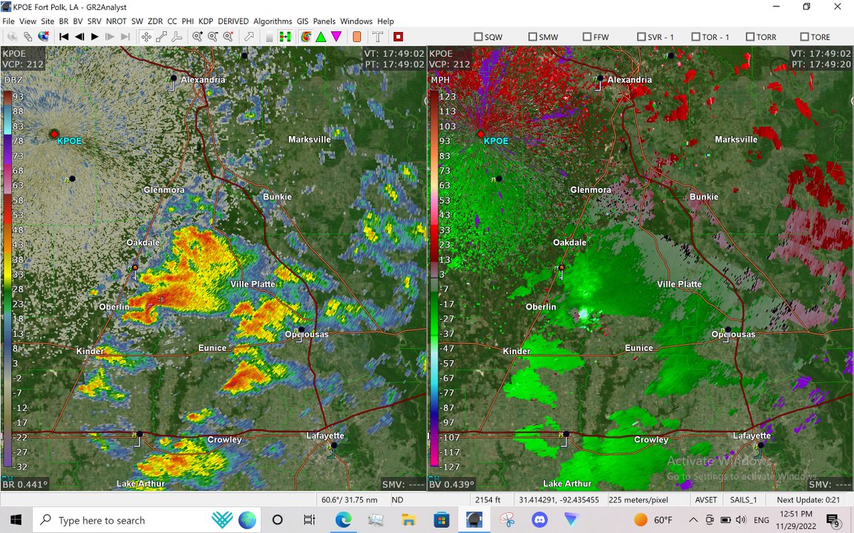 Oakhurst_Wx on Twitter "First tornadic supercell of the day is moving