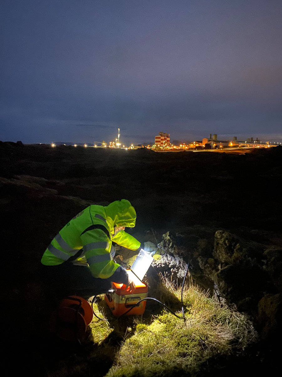 <a href="/isor_iceland/">Iceland Geosurvey</a>  is monitoring seismicity and mapping changes in crustal resistiviry to "illuminate" the subsurface and potential fluid-flow paths during CCS injection  here at the new <a href="/CarbFix/">Carbfix</a>  site in Straumsvík. #lovegeotermal