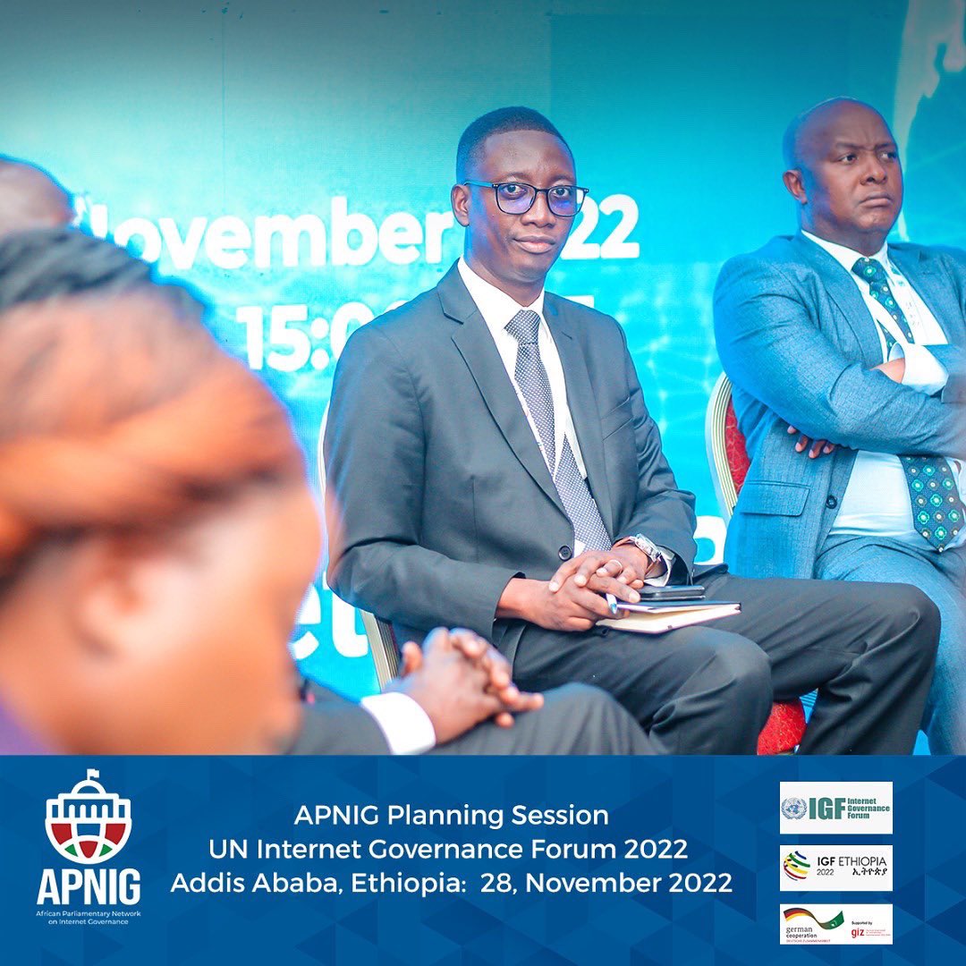 Members of Parliament 🇹🇿🇬🇭🇰🇪🇸🇸🇲🇼🇿🇼🇳🇬🇬🇲🇳🇪🇩🇯🇨🇲🇳🇦🇧🇼🇸🇿🇿🇲 🇺🇬 who are Members of the African Parliamentary Network on Internet Governance #APNIG had a planning session on the side margins of the United Nations Internet Governance Forum #IGF2022. We welcome partnerships for Year 2023.