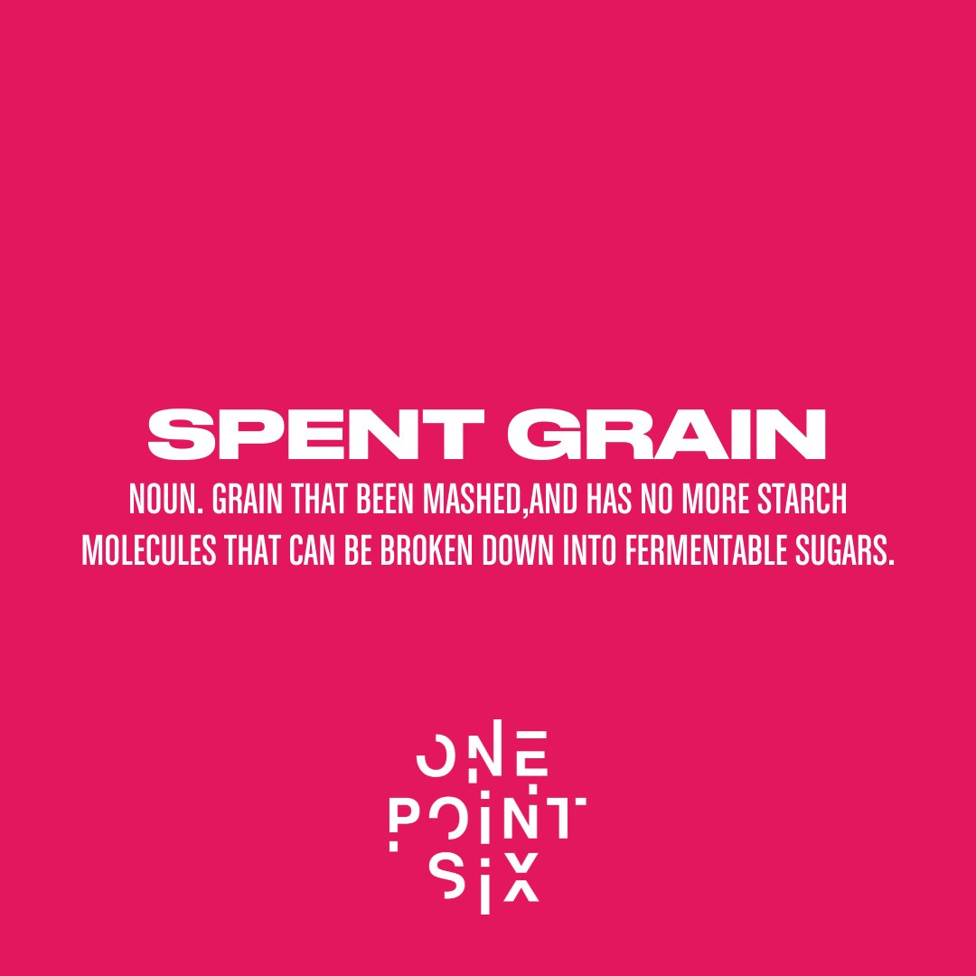onepointsix__'s tweet photo. Spent grain: Barley that has been through a mash and has no more starch molecules that can be broken down to fermentable sugars. At this point, the barley is a waste product. But we redirect this waste to Greenoaks Farm in Mobberley, who use it to feed their lovely dairy cows. https://t.co/b1JHuAG7NX