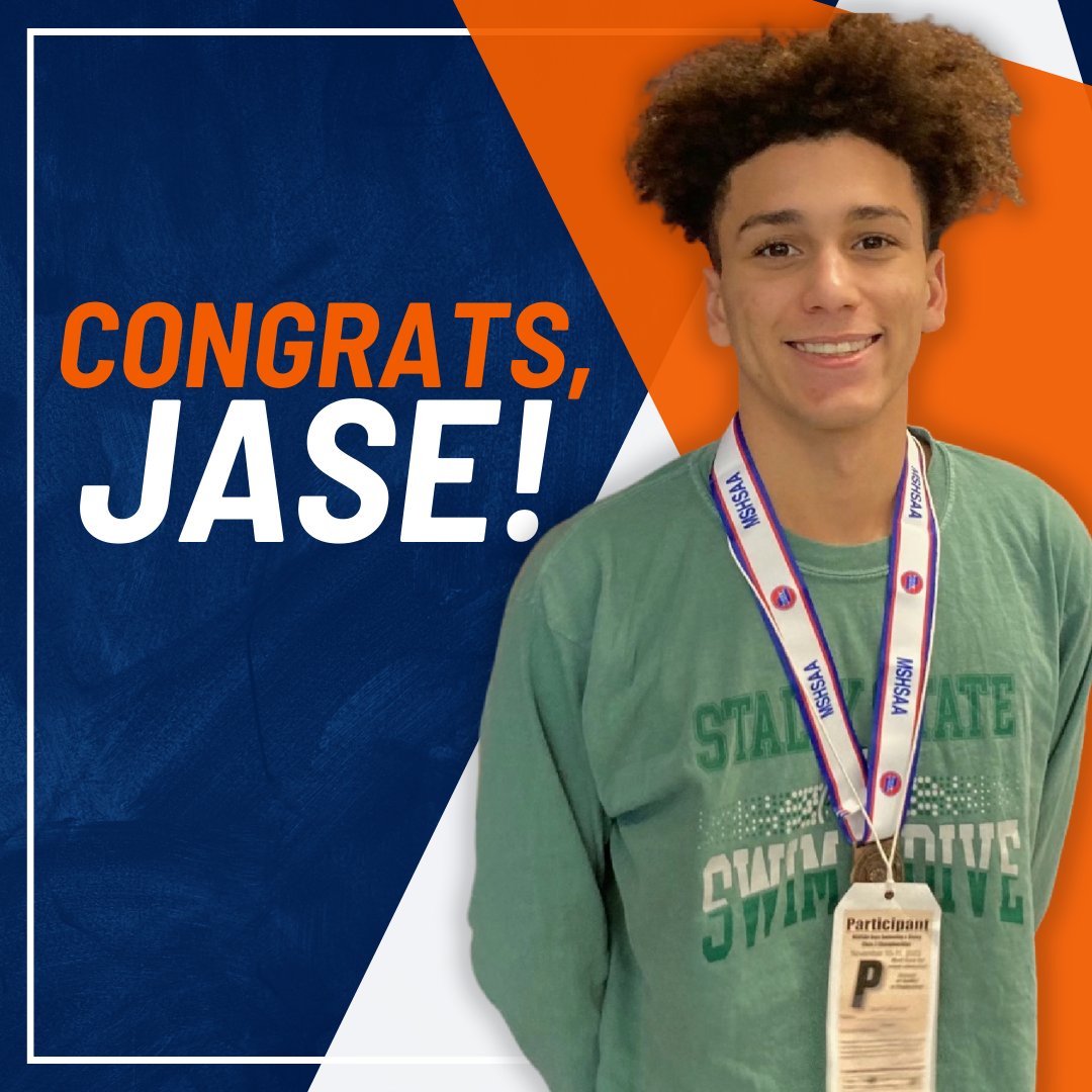 Congratulations to <a href="/SHSFalcons/">Staley High School</a> senior Jase Callaway! In his last race as a high school swimmer, Jase earned a medal at the Missouri Class 2 State Championships by finishing sixth in the 100-yard backstroke event. Way to go!