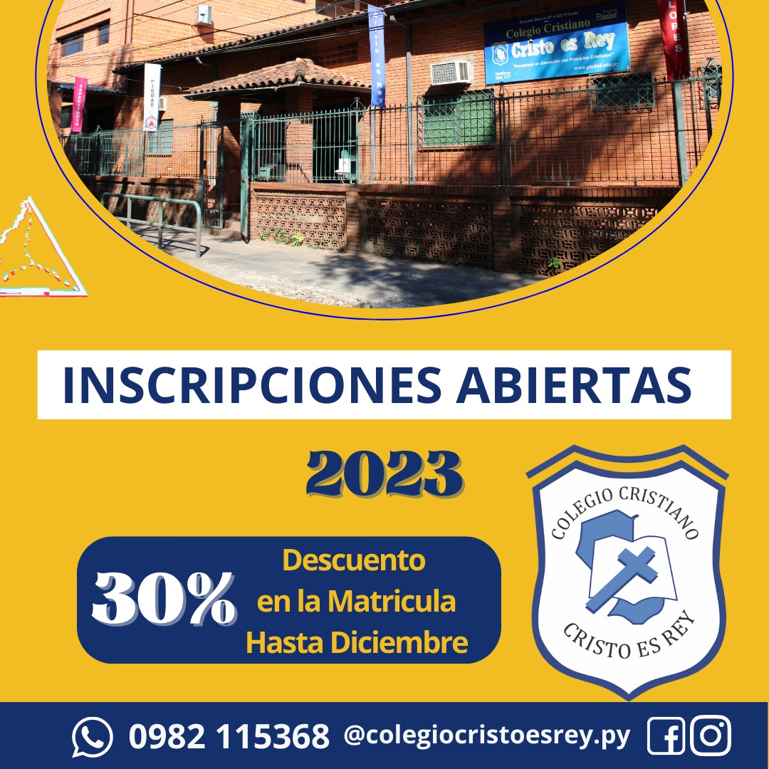 ColegiosCPIEDAD's tweet photo. ¡¡INSCRIPCIONES ABIERTAS!! ️ Para el Año lectivo 2023. Aprovecha nuestra promoción de descuento en matrícula de los Colegios Cristo es Rey, Natanael y Emanuel. O la promo de matrícula baja en caso del colegio Victoria.
Vos Mamá, Papá, ¡ya podes matricular a tus hijo/a. https://t.co/qKrg2rMMEE