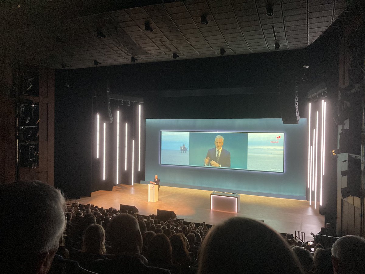 According to <a href="/fbirol/">Fatih Birol</a> Norway 🇳🇴is a “reliable and vital supplier of energy to Europe”. Asked what Europe shld do if that supply were disrupted, he replied “I hope that does not happen. It is a lifeline.” #ACONF22 <a href="/IEA/">International Energy Agency</a>