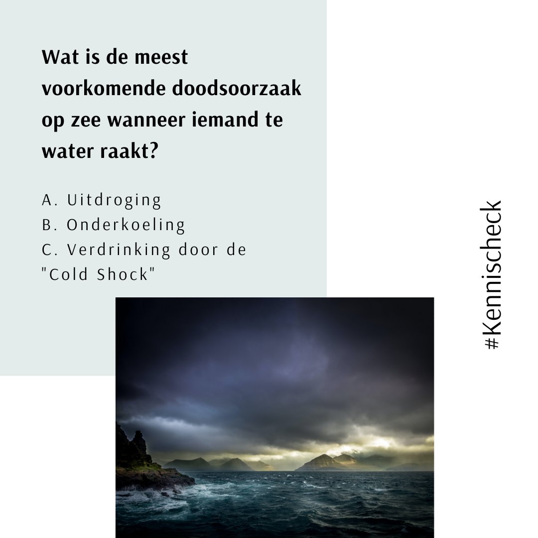 Tijdens de GWO Sea Survival training leer je hoe je veilig kunt handelen als je offshore gaat. Weet jij wat de meest voorkomende doodsoorzaak op zee is wanneer iemand te water raakt? Check je antwoord door op onderstaande link te klikken! bit.ly/3u9bkhL