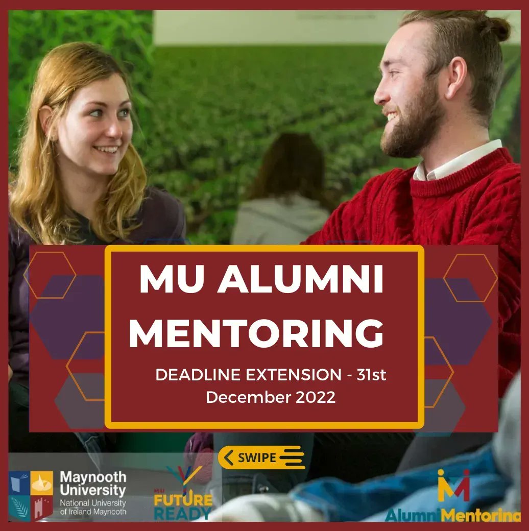 mu_futureready's tweet image. We have extended the deadline for the MU Alumni Mentoring Programme to 31st December 2022 to give students more time to apply. This programme is open to Final Year and Penultimate (pre-final year) undergraduate students. Swipe to learn  more about the application process!
