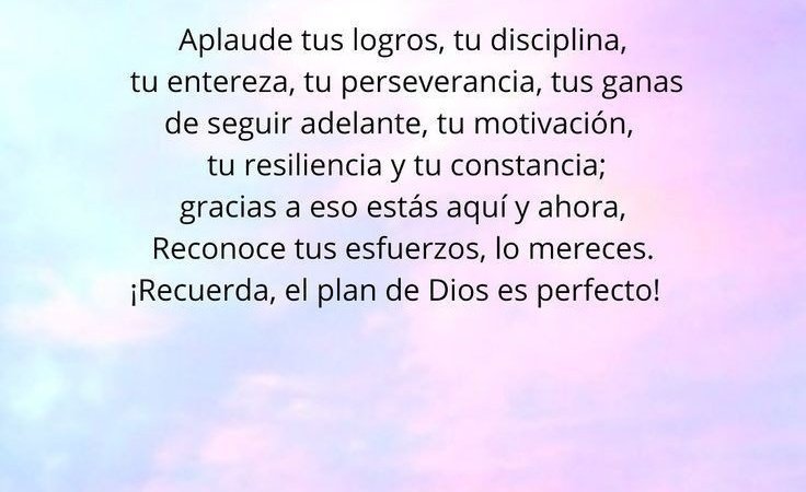 Motivosentuvida's tweet photo. Aplaude tus logros, tu disciplina, tu entereza, perseverancia, tus ganas... 👇👇👇🙏 https://t.co/xc8NvJlW8I