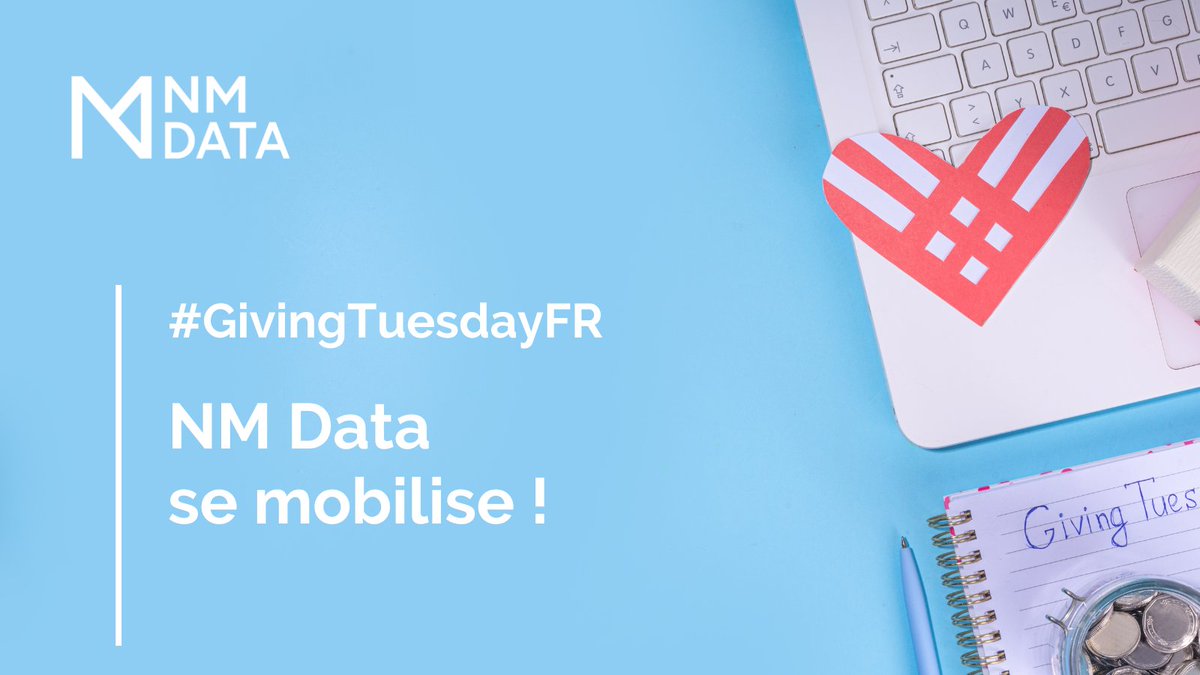 nmdata_agences's tweet image. #GivingTuesdayFR 💖
NM Data et ses agences libèrent leur générosité et rejoignent ce mouvement mondial qui encourage la solidarité.