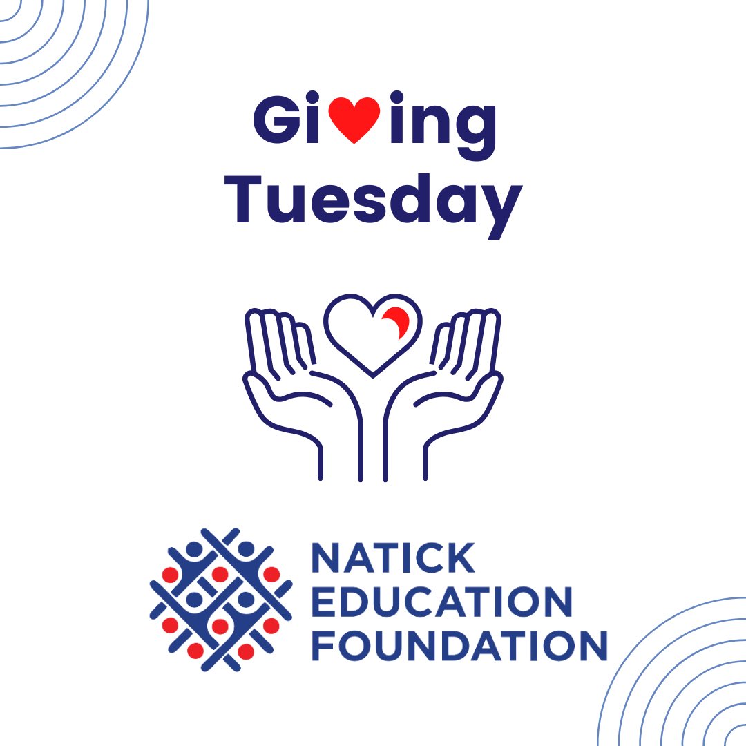 On #GivingTuesday, help make a difference in Natick Public Schools.

Your tax deductible gift helps NEF fund innovative grants, scholarships &amp; more. 

Every dollar helps! Visit here to donate &amp; make a difference: natickeducationfoundation.org/donate
