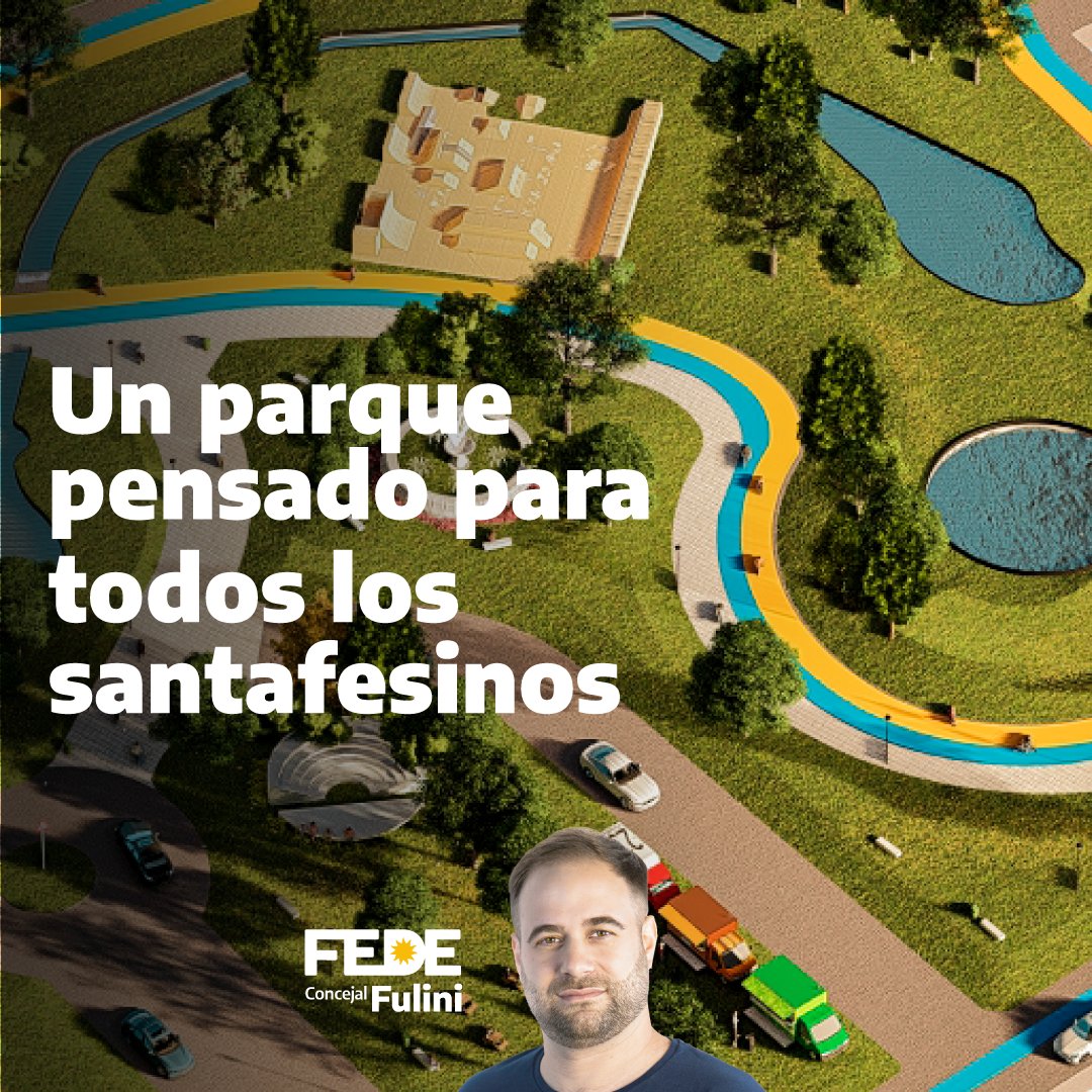 FedeFulini's tweet photo. ⛲️ Queremos que todos podamos volver a disfrutar del Parque Gray ⛲️
Presentamos en el @ConcejoSantaFe una iniciativa para la puesta en valor y refuncionalización del #ParqueGaray, un emblema del encuentro de las familias santafesinas.
+info https://t.co/tRFgvt4mvd https://t.co/2bN33qKIZy