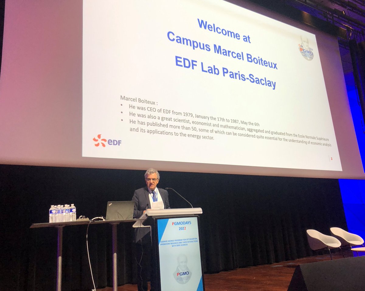 sdyevre's tweet photo. ✅550 inscrits
✅115 sessions parallèles + des plénières
✅Intervenants @CarnegieMellon @ENSTAParis @UnivParisSaclay @Paris_Dauphine @CNRS @Inria #Energy4Climate @ENSAEparis @Polytechnique @essec etc.
✅~20 de chercheurs #EDFLab intervenants ou cosignataires des travaux présentés https://t.co/dVMGVpM5Yt