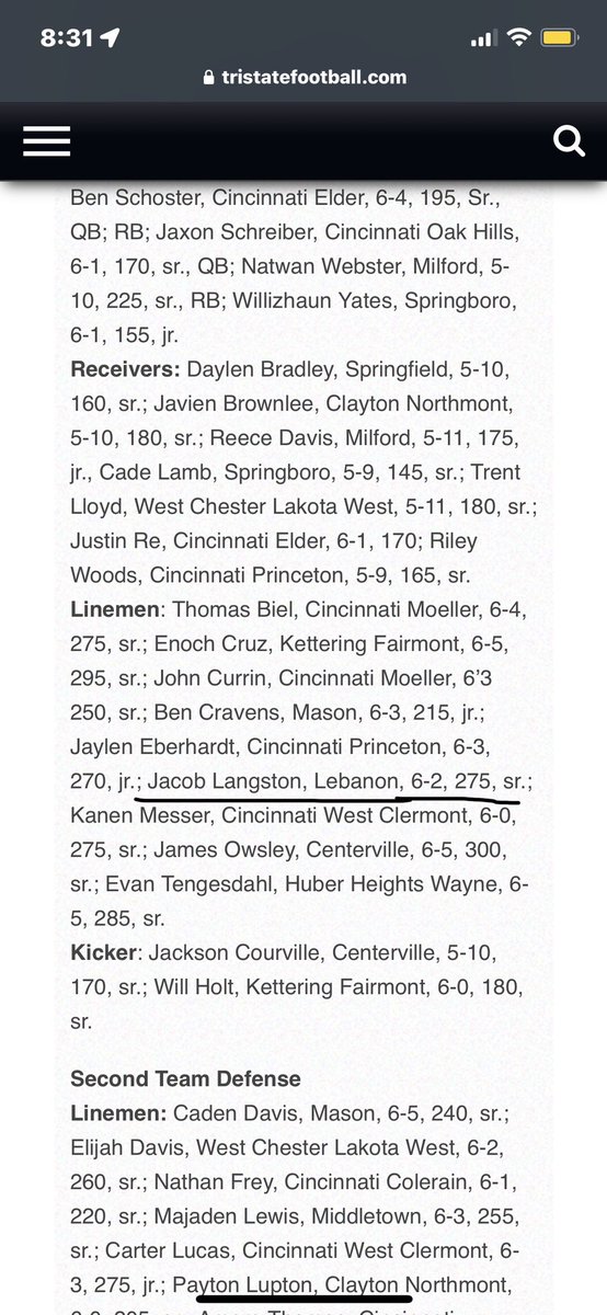 Jacob Langston (@jacoblangstonv) on Twitter photo Blessed to be named 1st team all ECC and 2nd team all D1 SW Ohio!! <a href="/CoachMicahFaler/">Micah Faler</a> <a href="/coach_groh/">George Groh</a> <a href="/LebanonAthDept/">Lebanon Athletics</a> Blessed to be named 1st team all ECC and 2nd team all D1 SW Ohio!! <a href="/CoachMicahFaler/">Micah Faler</a> <a href="/coach_groh/">George Groh</a> <a href="/LebanonAthDept/">Lebanon Athletics</a>