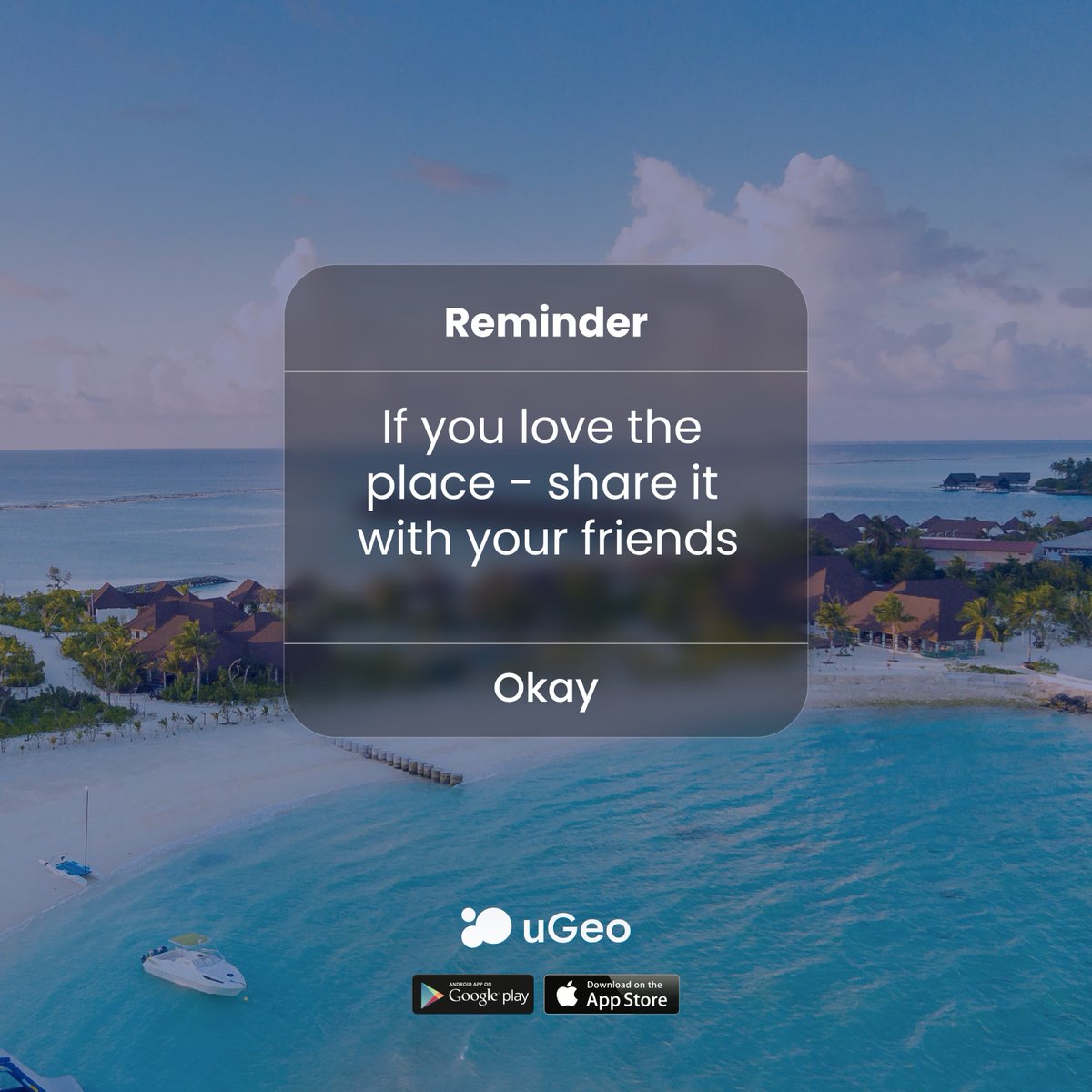uGeoApp's tweet photo. ⚠️ Reminder ⚠️ Get the app to find the local hotspots you will definitely love. Link in bio!

#ugeo #livelocally #geosocial #geolocation #socialmedia #mobileapp #explore https://t.co/Sw0X1SmOgZ