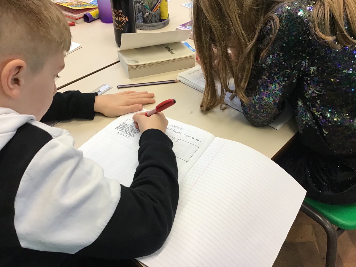 Class 4 are learning about  states of matter. We had a sorting exercise deciding which were solid, gas or liquid. #learn #succeed #StJohnsCurriculum